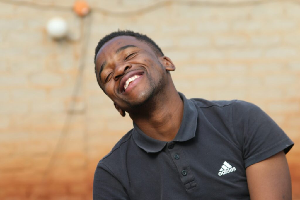 Happy healthy man
